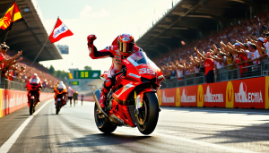 Le GP de Valence a été le théâtre d&rsquo;une course époustouflante samedi, marquant la conclusion d&rsquo;une saison déjà mémorable pour le championnat MotoGP. L&rsquo;Italien Marco Bezzecchi, pilote de l&rsquo;équipe Aprilia, a démontré une maîtrise totale sur le circuit Ricardo Tormo, [&hellip;]