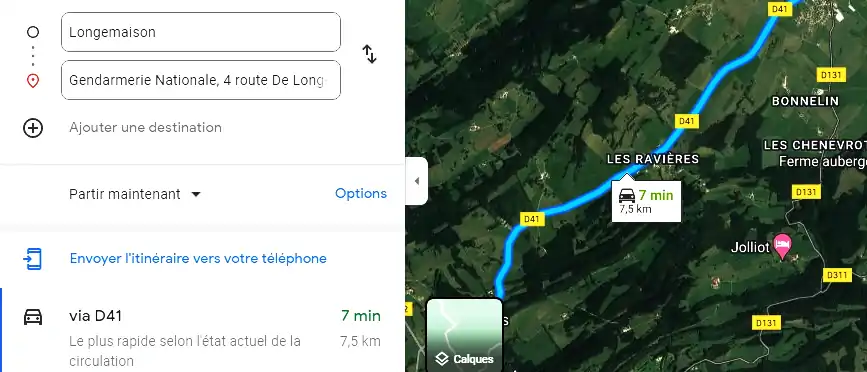 Gendarmerie – Brigade d&rsquo;Orchamps-Vennes à Orchamps-Vennes