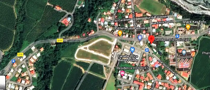 Gendarmerie – Brigade de Basse-Pointe à 30 Rue Dr Morestin, Basse-Pointe 97218, Martinique
