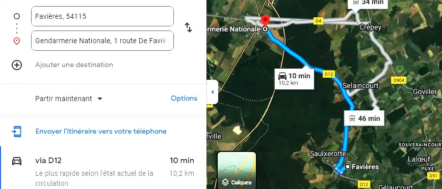 Gendarmerie – Brigade de Colombey-les-Belles à Colombey-les-Belles