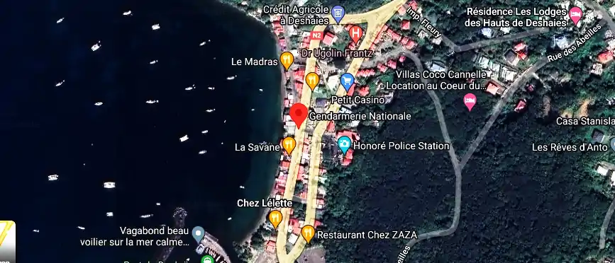 Gendarmerie – Brigade de Deshaies à Route de Matouba, Deshaies 97126, Guadeloupe