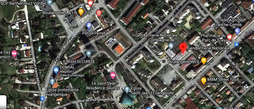 Gendarmerie – Brigade de Dole à Dole