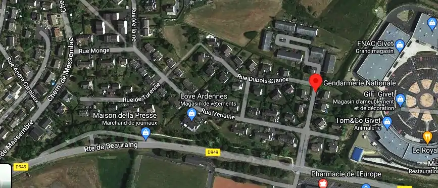 Gendarmerie – Brigade de Givet à Givet