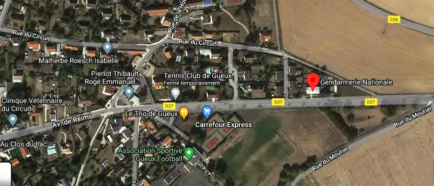 Gendarmerie – Brigade de Gueux à Gueux