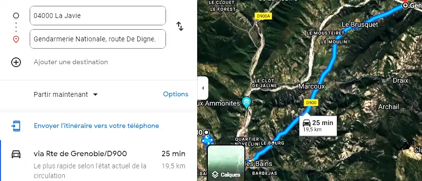 Gendarmerie – Brigade de La-Javie à La Javie