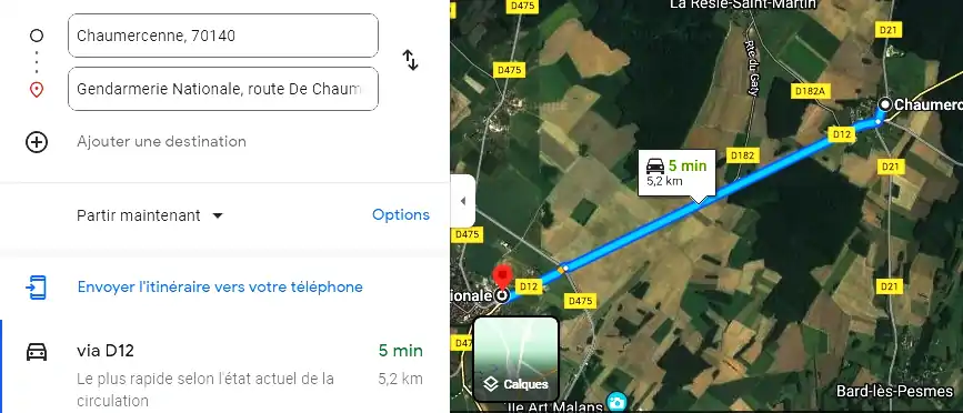Gendarmerie – Brigade de Pesmes à Pesmes