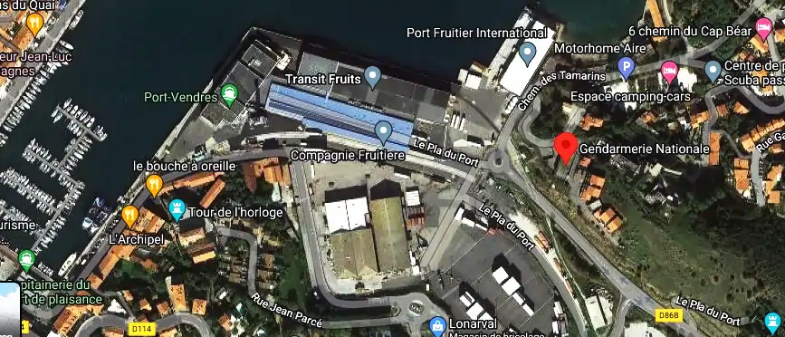 Gendarmerie – Brigade de Port-Vendres à Port-Vendres