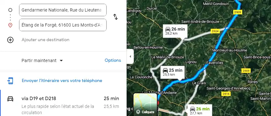 Gendarmerie – Brigade de Putanges-le-Lac à Putanges-le-Lac