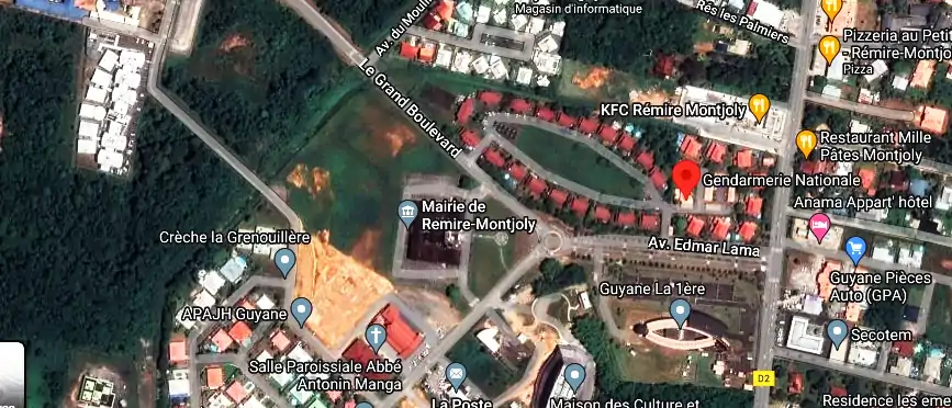 Gendarmerie – Brigade de Remire-Montjoly à 2 résidence Les Tamariniers, Montjoly 97354, Guyane française