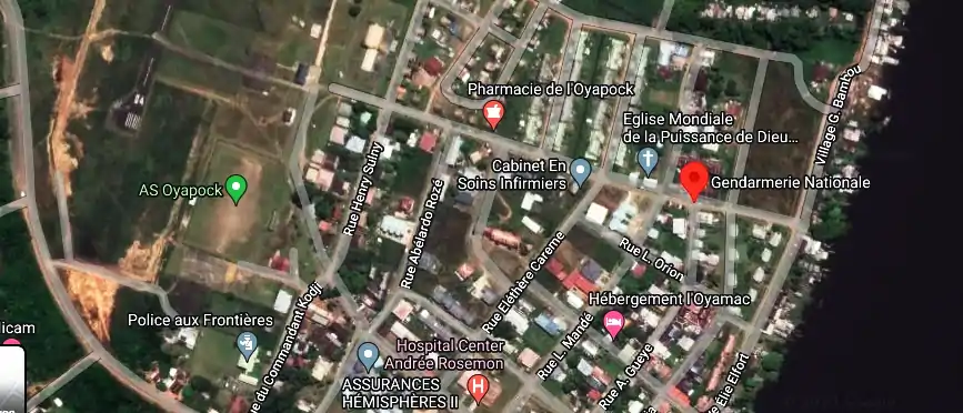 Gendarmerie – Brigade de Saint-Georges à , Guyane française