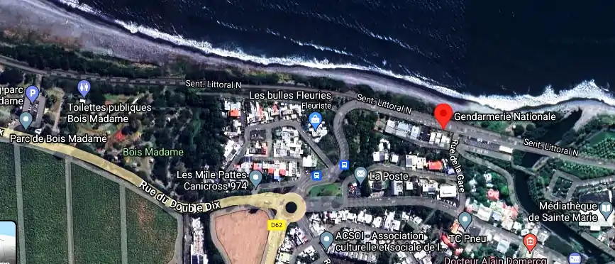 Gendarmerie – Brigade de Sainte-Marie à 20 boulevard de la fraternité, Sainte-Marie 97438, La Réunion
