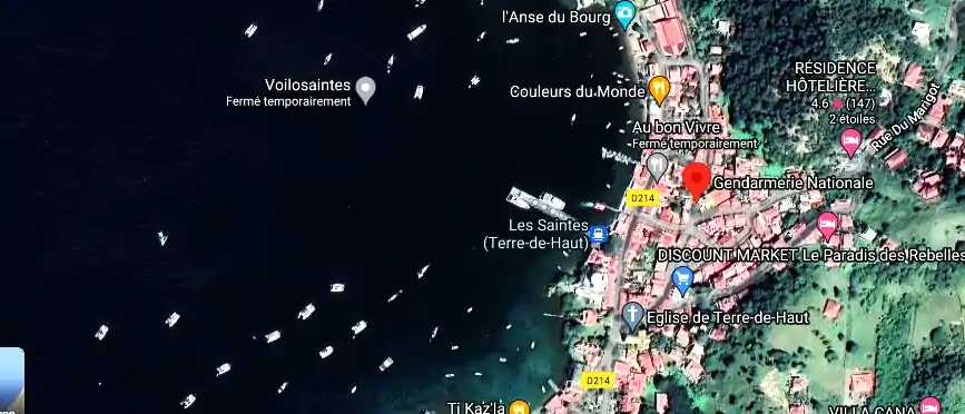 Gendarmerie – Brigade de Terre-de-Haut à Île Des Saintes Section Marigot, Terre-de-Haut 97137, Guadeloupe