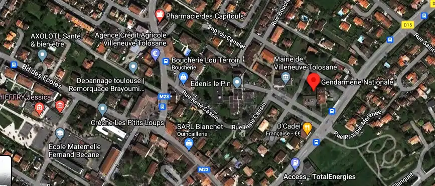 Gendarmerie – Brigade de Villeneuve-Tolosane à Villeneuve-Tolosane