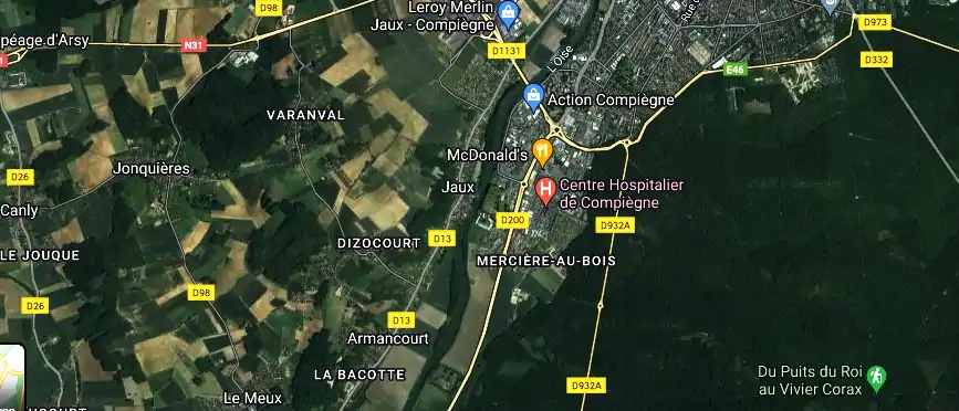 Gendarmerie – Brigade motorisée de Compiègne à La Croix-Saint-Ouen