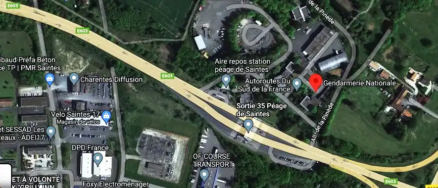 Gendarmerie – Peloton motorisé de Saintes à Saintes