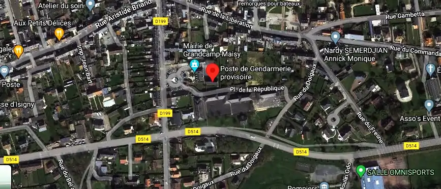 Gendarmerie – Poste provisoire de Grandcamp-Maisy à Grandcamp-Maisy